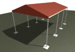 Gable carport