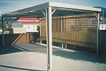 Skillion carport